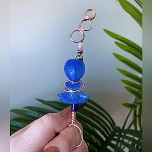 Smoke Ring - Blue Opalite Alien